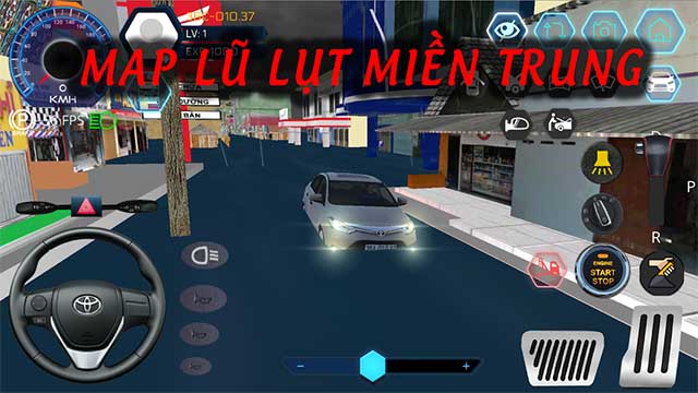 Car Simulator Vietnam provides a lot of realistic maps of villages and flood areas in Vietnam