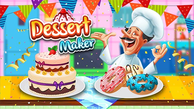 Dessert Maker là game nấu ăn vui vẻ dành cho trẻ em, bạn gái