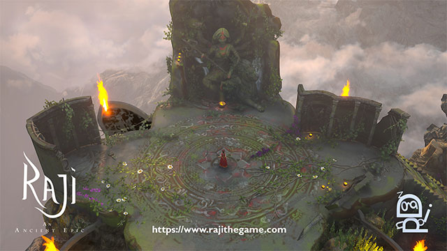 Accompany Raji in the action adventure game Raji : An Ancient Epic