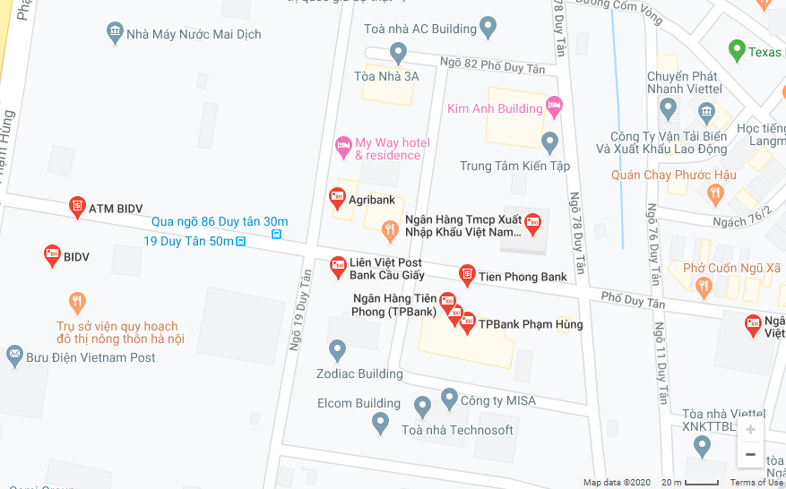 Find recent ATM locations on Google Maps