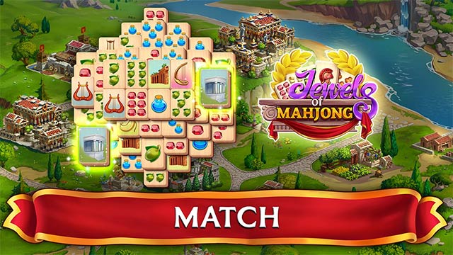 Jewels of Mahjong là game mạt chược cổ điển trên Win 10