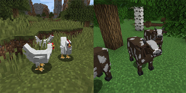 Better Animal Models cung cấp mô hình các sinh vật trong game gốc và các modpack khác