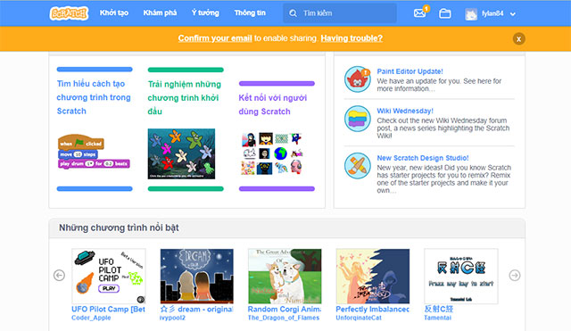 How to use Scratch Online