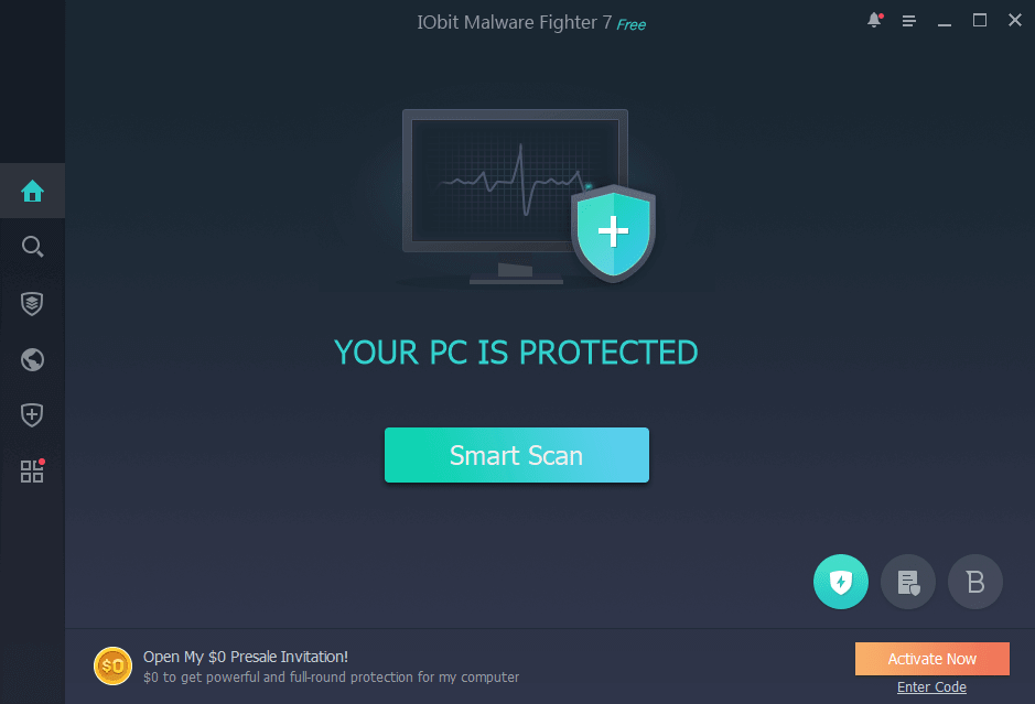 Giao diện IObit Malware Fighter 7 Free
