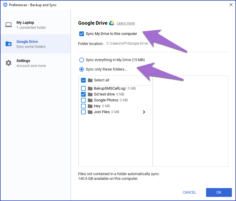 Backup and Sync User Manual