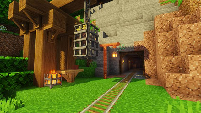 Dù không có chức năng cụ thể nhưng block giúp bạn trang trí thế giới Minecraft thật đẹp