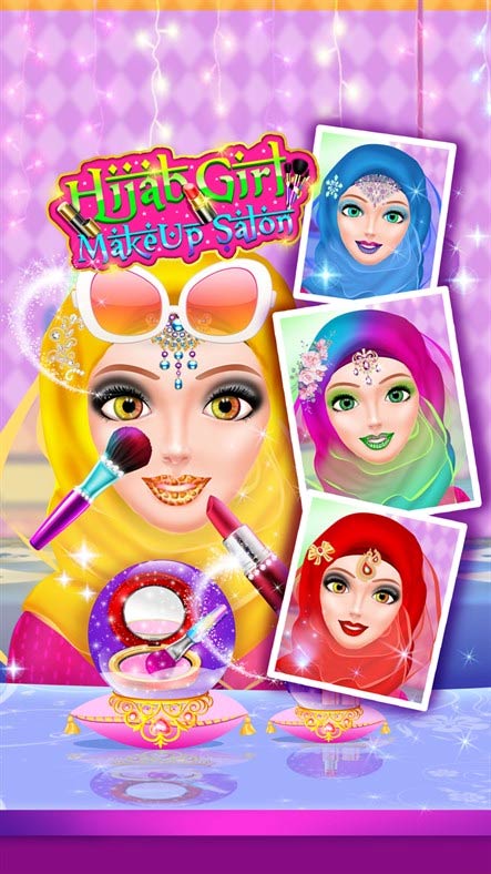 Deluxe Hijab Make up Salon là game trang điểm bạn gái