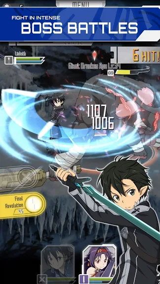 Sẵn sàng cho những trận đấu boss khủng trong Sword Art Online Memory Defrag