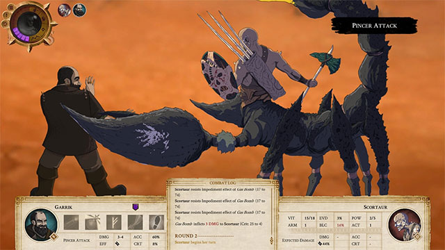 Immerse yourself in Vagrus' engaging turn-based tactical combat