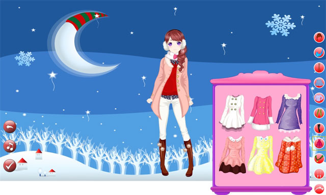 Sáng tạo không giới hạn trong game Pretty Girl Winter