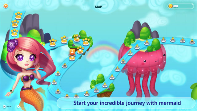 Chinh phục bản đồ game phong phú của Mermaid Land