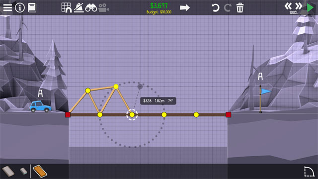 Siêu phẩm xây cầu Poly Bridge 2 đã trở lại và "lợi hại hơn xưa"