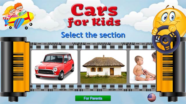 Cars for Kids là game giáo dục cho trẻ mẫu giáo