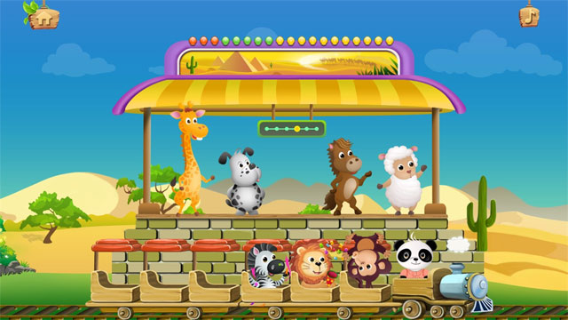 Dàn nhân vật dễ thương trong game Lola's Math Train