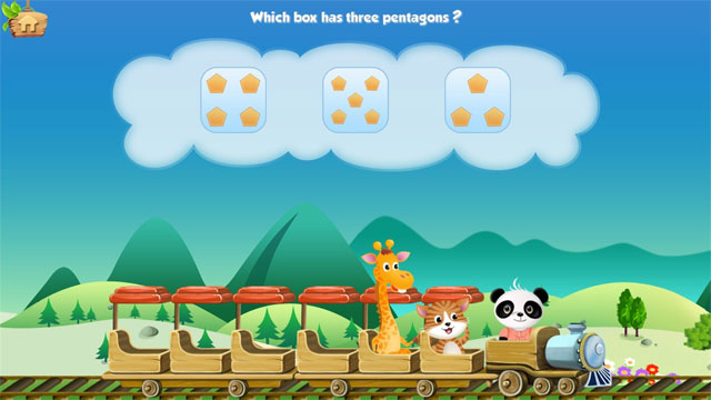 Lola's Math Train mang đến những trò chơi nhẹ nhàng nhưng bổ ích cho bé