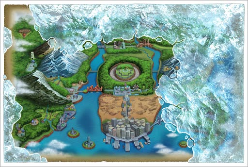 Phiêu lưu khám phá vùng đất Unova trong Pokemon Black NDS