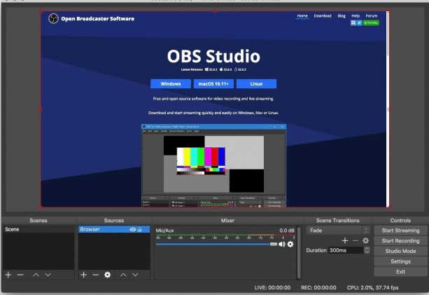 Update OBS Studio for the latest Mac OS