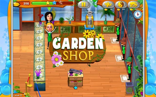 Garden Shop mô phỏng công việc bán hàng tại tiệm bán hoa, cây cảnh