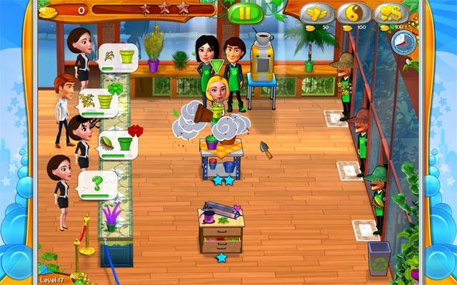 Phục vụ những khách hàng khó tính và thiếu kiên nhẫn trong game Garden Shop