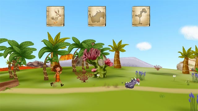 Prehistoric Mystery là sự kết hợp của kể chuyện, trò chơi và phim hoạt hình