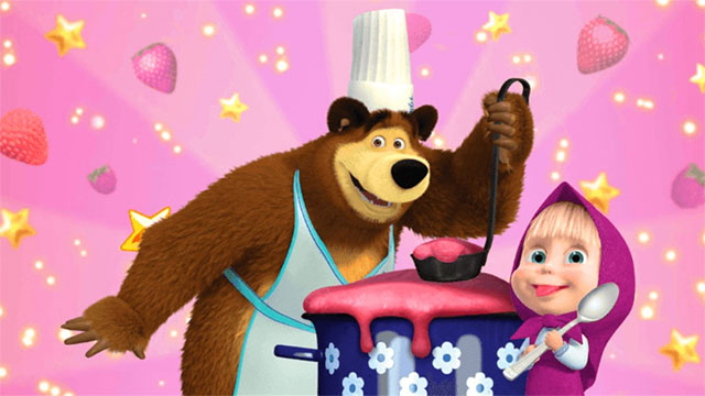 Masha and Bear: Cooking Dash là game nấu ăn vui nhộn cho trẻ em