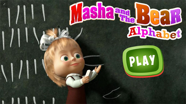 Masha and Bear Alphabet là game giáo dục cho trẻ mẫu giáo