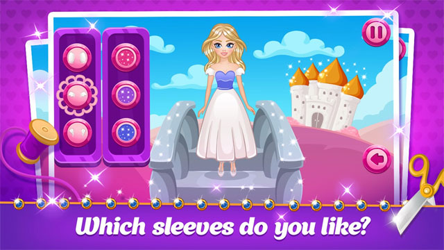 Tailor Princess là game mô phỏng may quần áo đẹp cho nàng công chúa