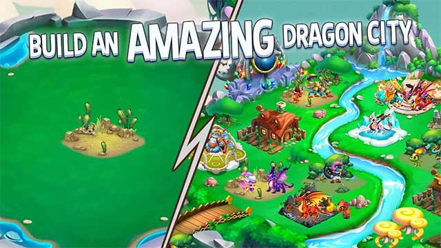 Build a great dragon city in Dragon City for Android