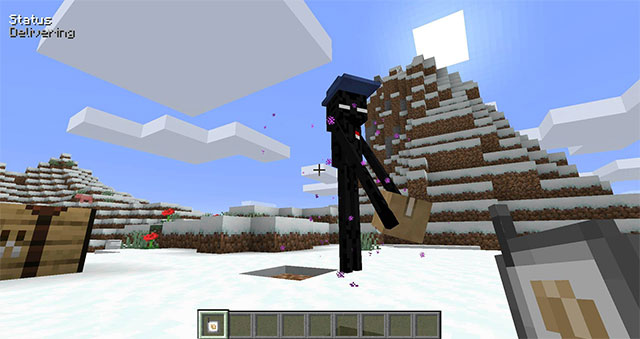 Ender Mail Mod cho phép chiêu mộ Enderman làm người vận chuyển hàng hóa