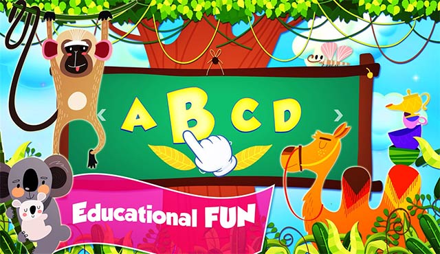 Khám phá bảng chữ cái ABC tiếng Anh trong Aninal Puzzle Adventure