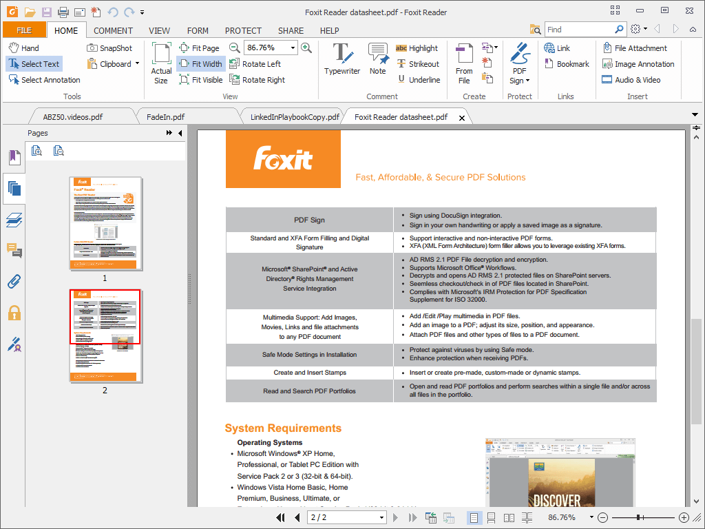 Foxit PhantomPDF 10.0.0.35798