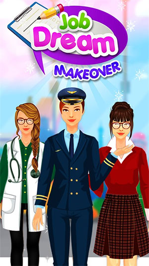 Dream Job Makeover Salon là game thời trang cho bé yêu