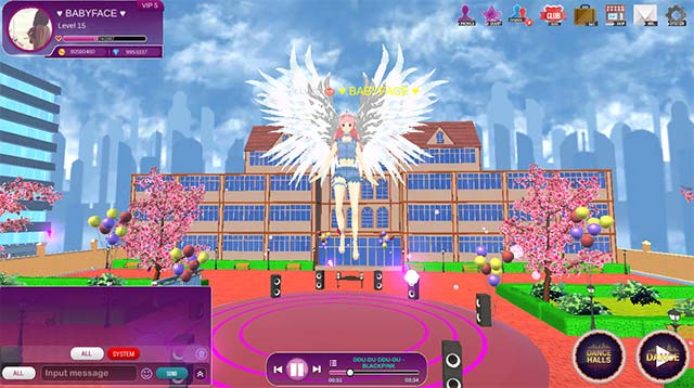 Game Dangcing Angel sở hữu đồ họa rực rỡ sắc màu