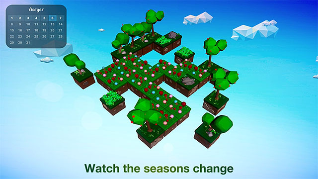 Cảm nhận những thay đổi theo mùa trong game Forestation