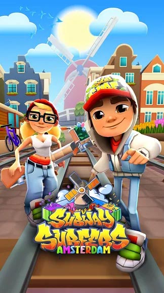 Subway Surfers takes you to the beautiful city of Amsterdam