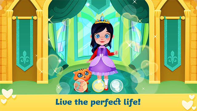 Cùng công chúa và thú cưng dự bữa tiệc hoàng gia sang trọng trong Princesses and Pets game