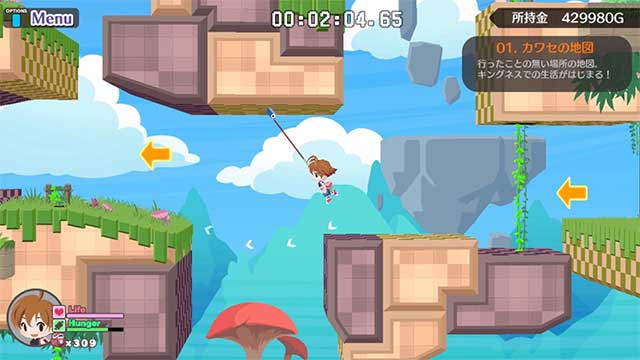 Umihara Kawase Fresh! là game hành động đi cảnh có đồ họa cực dễ thương