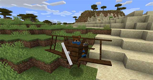 Simple Planes Mod sẽ thêm vào Minecraft một loại phương tiện mới - máy bay