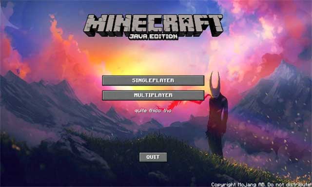 Người chơi thể tùy chỉnh gần như mọi menu mặc định trong Minecraft