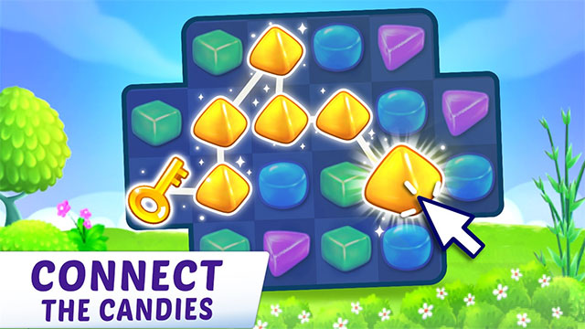 Gummy Paradise là game nối kẹo miễn phí, vui nhộn cho Win 10