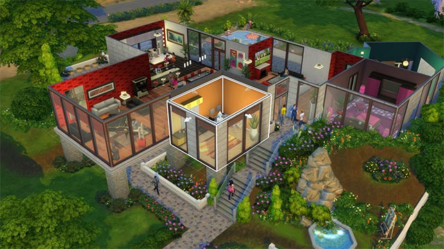 Xây dựng ngôi nhà mơ ước trong game The Sims 4