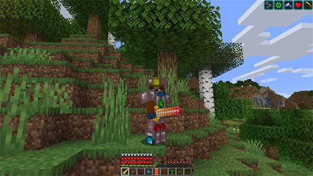 Hãy sử dụng sức mạnh bên trong để khám phá thế giới huyền bí của Minecraft