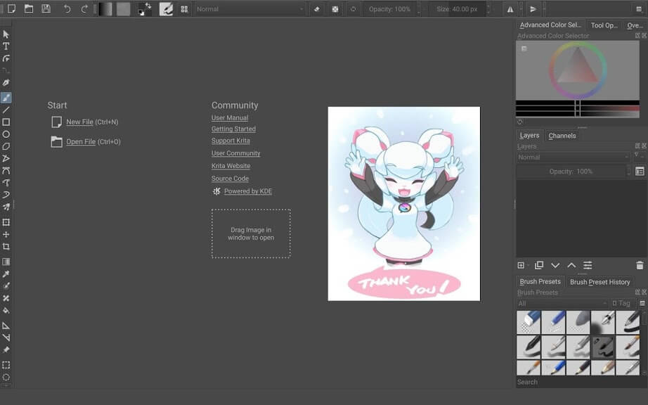 Krita experience on Android tablets or Chromebooks