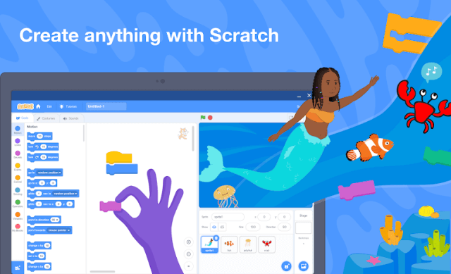 Create and program everything with Scratch