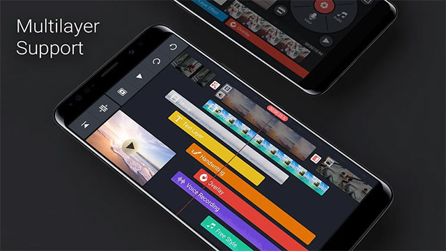 KineMaster for Android support multi-layer video editing