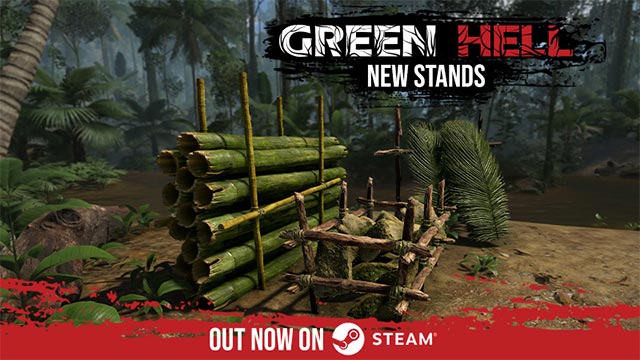 Green Hell adds new rack types and fixes