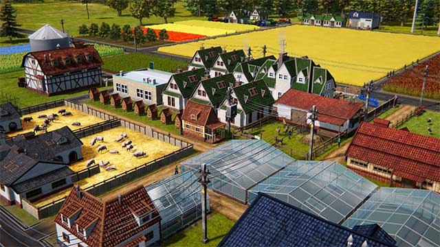 Build agricultural buildings such as logistics centers, garages, veterinary centers,...