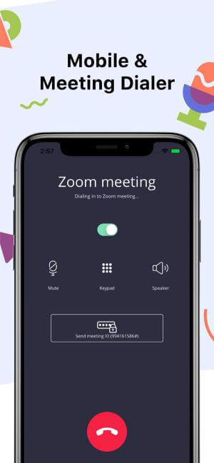 Dial-meeting or mobile