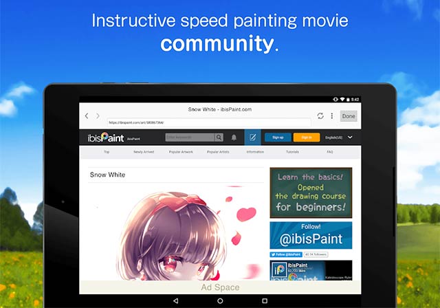 Join the creative ibis Paint X community to share your work