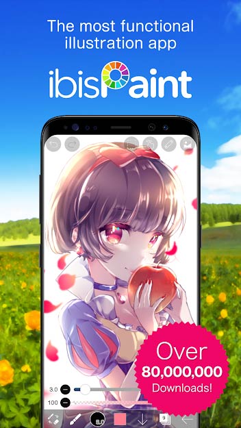 ibis Paint X is a free chibi drawing and painting app